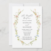 Wildflower Elegante moderne bloemen de avond ervoo Kaart (Voorkant)