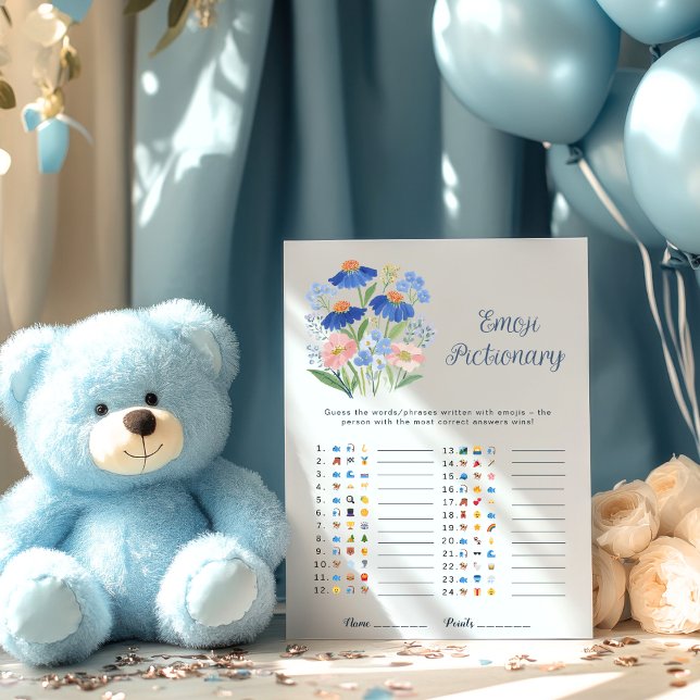 Wildflower Emoji Guess Baby in Bloom Shower Game (Creator heeft geüpload)