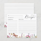 Wildflower en Butterfly Vrijgezellenfeest Recept K (Voorkant / Achterkant)