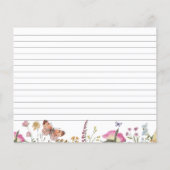 Wildflower en Butterfly Vrijgezellenfeest Recept K (Achterkant)