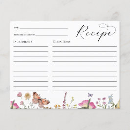 Wildflower en Butterfly Vrijgezellenfeest Recept K