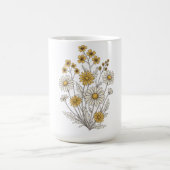  Wildflower en Daisy Floral Mok Retro (Center)