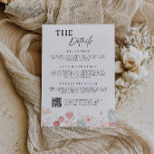 Wildflower Enclosure Kaart-de Details Sjabloon Kaart