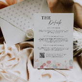 Wildflower Enclosure Kaart-de Details Sjabloon Kaart