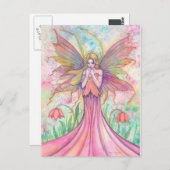 Wildflower Fairy Briefkaart (Voorkant / Achterkant)