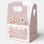 Wildflower Fairy Dusty Pink Garden Tea Party Bedankdoosjes (Geopend)