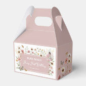 Wildflower Fairy gedempte Blush Garden Tea Party Bedankdoosjes (Voorkant Zijde)