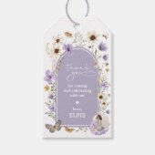 Wildflower Fairy Lavendel Garden Verjaardagsgunste Cadeaulabel (Voorkant)