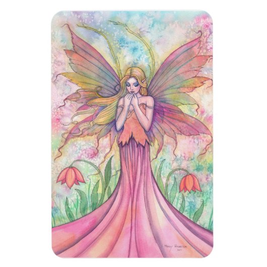 Wildflower Fairy Vinyl Grote Magneet (Verticaal)