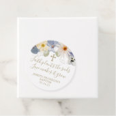 Wildflower Faith Planten zaden Baptisme Bedankjes Labels (In situ)