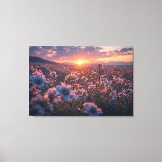 Wildflower Field Canvas Afdruk (Voorkant)