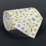 Wildflower Field Floral Pattern Stropdas<br><div class="desc">A charming wildflower field floral pattern featuring delicate meadow blossoms and fresh countryside colors. This nature-inspired design captures the beauty of blooming fields and spring landscapes.</div>