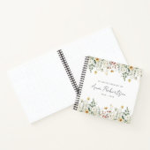 Wildflower Field Memorial Service Gastboek Notitieboek (Binnen)