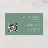 Wildflower Field QR-code Visitekaartje (Achterkant)