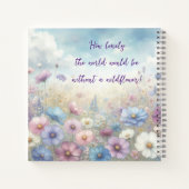 Wildflower Field & Quote Notitieboek (Achterkant)