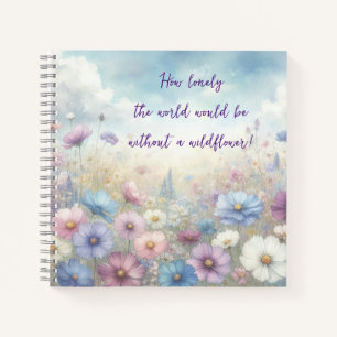 Wildflower Field & Quote Notitieboek
