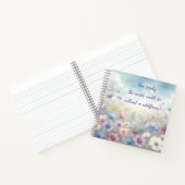 Wildflower Field & Quote Notitieboek (Binnen)