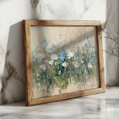  Wildflower Field Schilderen Bloemenlandschap Poster