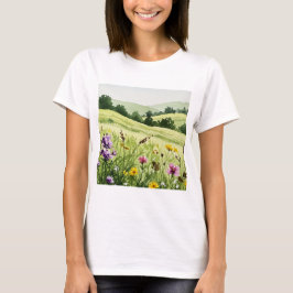 Wildflower field t-shirt