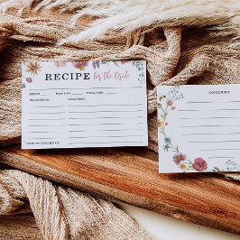 Wildflower Field Vrijgezellenfeest Recept Kaart