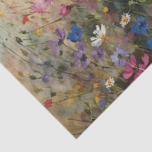 Wildflower Field Waterverf Decoupage Tissuepapier (Detail)