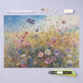 Wildflower Field Waterverf Decoupage Tissuepapier (Craft)