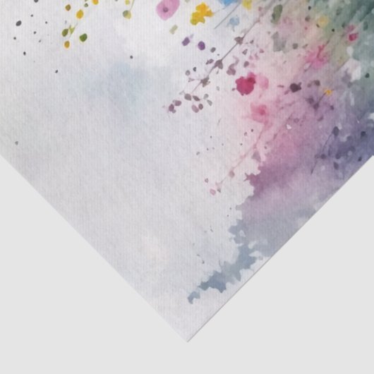 Wildflower Field Waterverf Decoupage Tissuepapier (Detail)