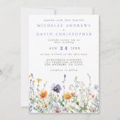 Wildflower Field Wedding Alles in één Kaart (Voorkant)