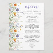 Wildflower Field Wedding Menu (Voorkant)