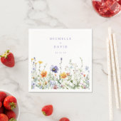 Wildflower Field Wedding Servet (Insitu)