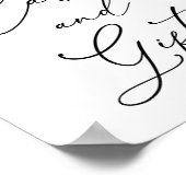 Wildflower Fields Kaarten en Cadeaus Bord Poster (Hoek)