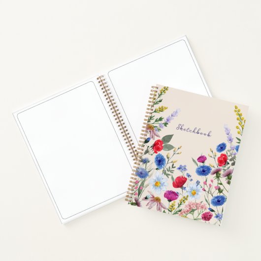 Wildflower Fields Notitieboek (Binnen)