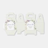 Wildflower First Birthday Bedankdoosjes (Uitgevouwen)