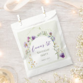 Wildflower First Birthday Bedankzakje (Geknipt)