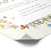 Wildflower First Birthday Time Capsule Poster (Hoek)