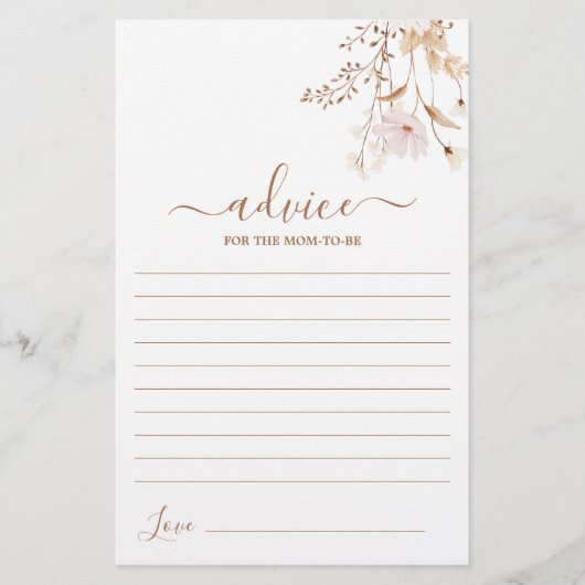 Wildflower Floral Advies voor de moeder te zijn ka (Voorkant)