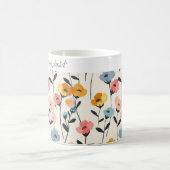 Wildflower Floral Coffee Mok Gift (Center)