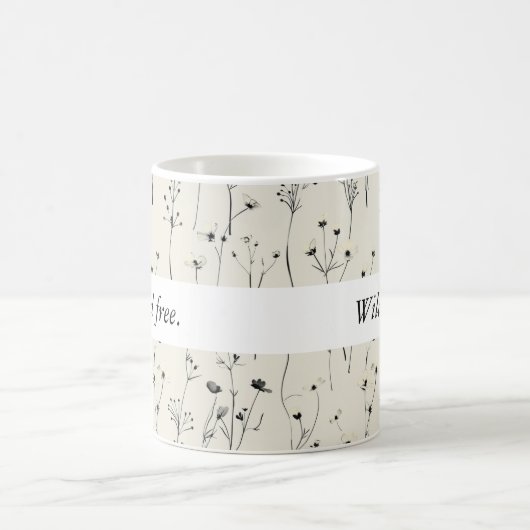 Wildflower Floral Coffee Mok Gift (Center)