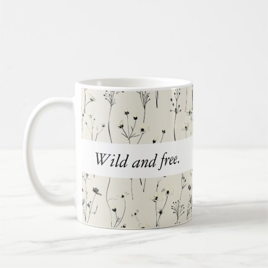Wildflower Floral Coffee Mok Gift (Links)