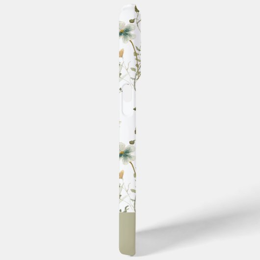 Wildflower Floral gepersonaliseerde naam Case-Mate iPhone Case (Achterkant / Rechts)