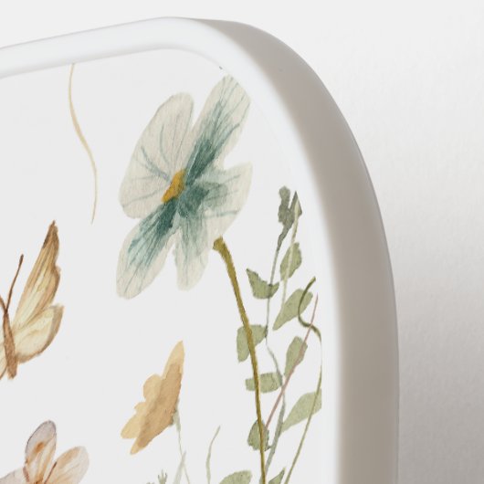 Wildflower Floral gepersonaliseerde naam Pickleball Paddle (Links Detail)