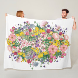 Wildflower Floral Gezellige Botanische Fleece Deke Deken
