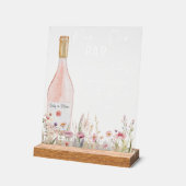 Wildflower Floral Mom-Osa Sign Acryl Bord (Hoek)