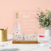 Wildflower Floral Mom-Osa Sign Acryl Bord (Huwelijk)