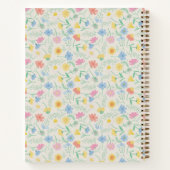 Wildflower Floral Personalized Notitieboek (Achterkant)