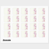 Wildflower Floral Poppy bloemschets Stickers (Vel)