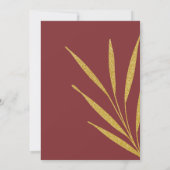 Wildflower Floral Spring Vrijgezellenfeest Kaart (Achterkant)