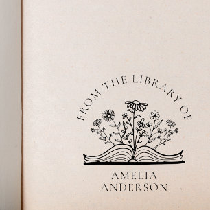 Wildflower Floral uit de bibliotheek van aangepast Zelfinktende Stempel