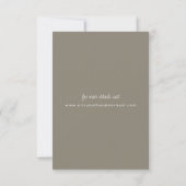 Wildflower Floral Waterverf | De Kaart Datum opsla (Achterkant)