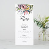 Wildflower Floral Wedding Menu (Staand voorkant)